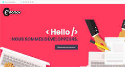 Desktop Screenshot of exanov.fr