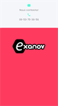 Mobile Screenshot of exanov.fr