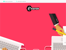 Tablet Screenshot of exanov.fr
